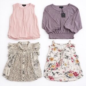 DKNY + Boutique Soft Spring Capsule Size Small 4 Tops Mittoshop NWT